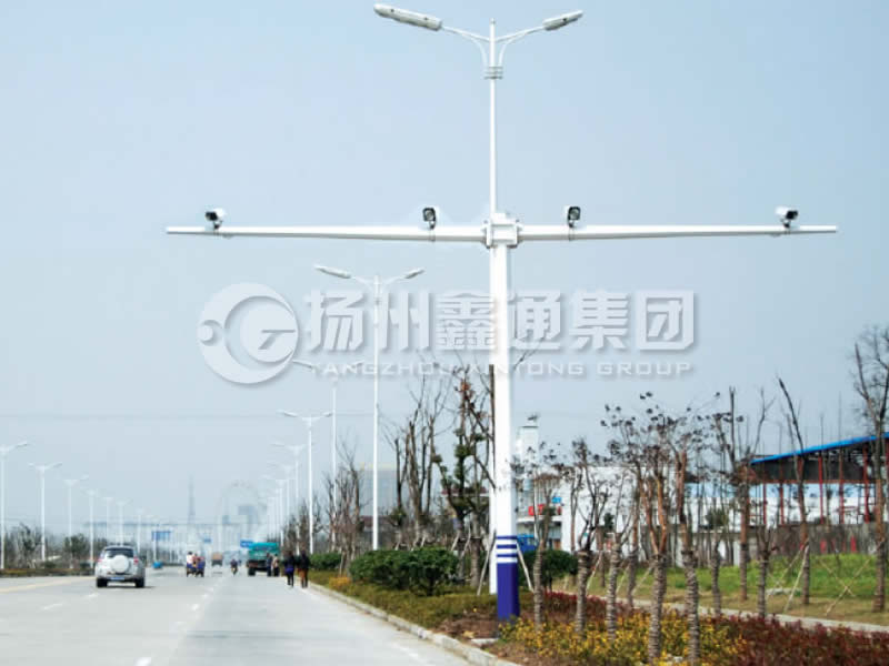 DJG-004，電子警察桿，T型八棱電警桿