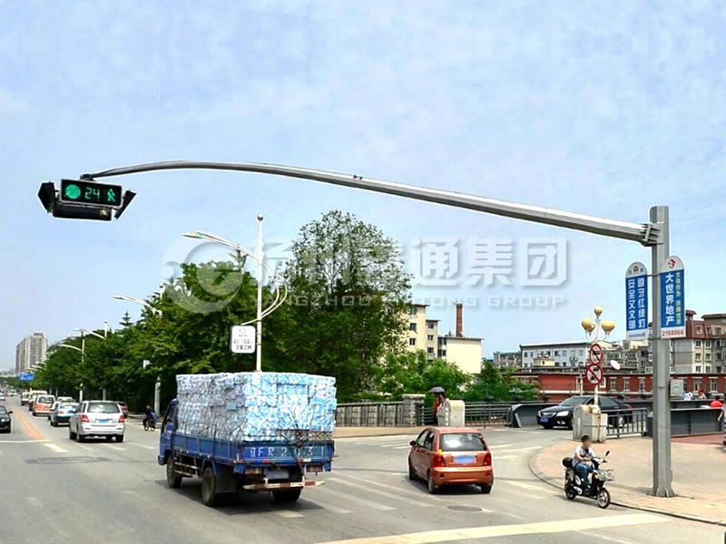 XHDG-048，吊籠式信號燈桿，吉林信號燈桿